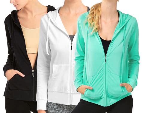 lightweight cotton hoodies for women.